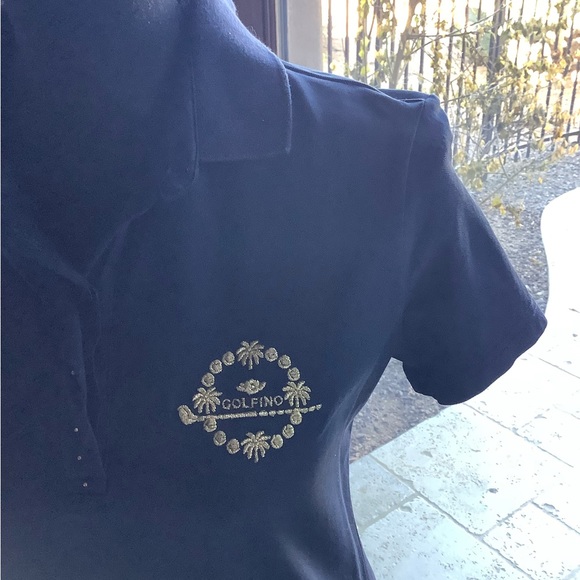 Blue golfinio dress . - Picture 2 of 4